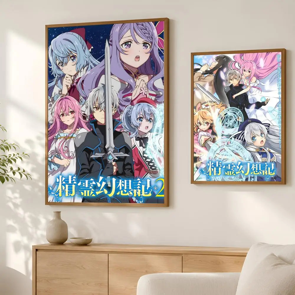 Spirit Chronicles Game HD PVC Self-Stick Wall Art Poster Wall Art Poster Axl