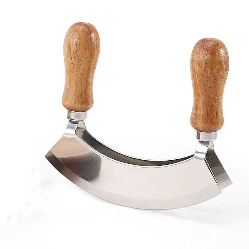 Wood Handle Double-Sided Cheese & Vegetable Cutter Kitchen Cutter Tool Axl Light Grey
