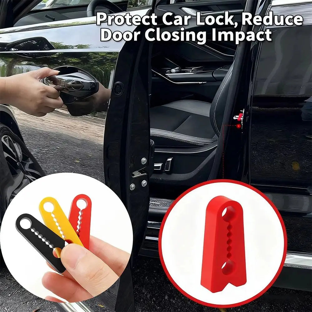 4-Pack Silicone Car Door Lock Buffer – Quiet Close Damper Car Door Accessory Axl