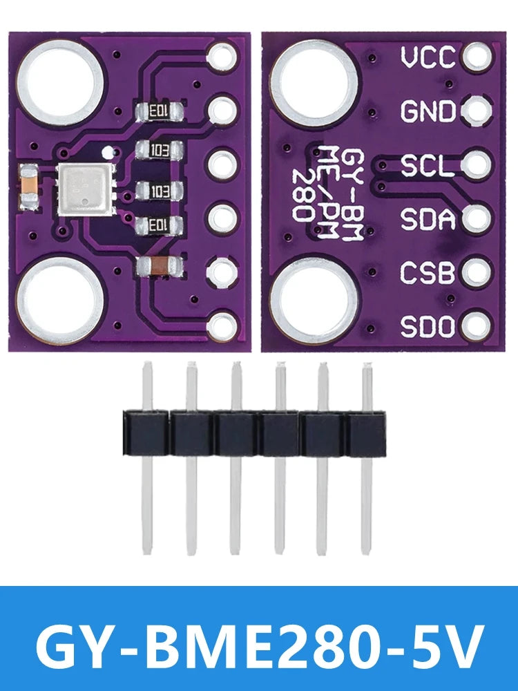 GY-BME280 Barometric Pressure & Altitude Sensor Module 3.3V/5V Sensor Module Axl GY-BME280-5V
