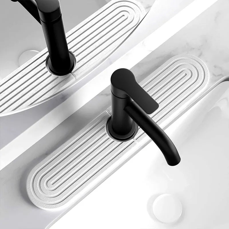 Diatomite Sink Mat – Fast-Drying Faucet Splash Guard Tray Sink Faucet Mat Axl