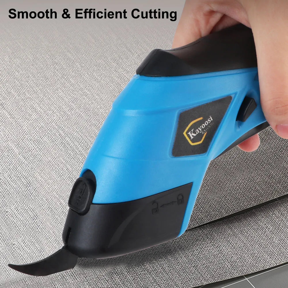 Wireless Electric Scissors – Tungsten Blade, 10,000 RPM Electric Scissors Axl