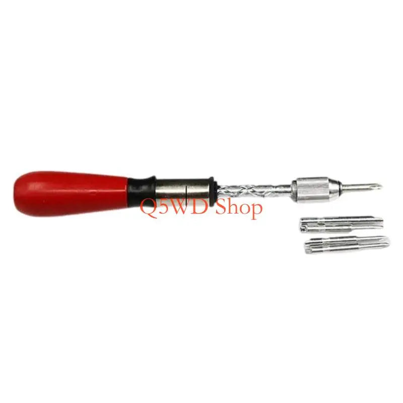Semi-Automatic Push-Pull Ratchet Screwdriver | Spiral Drive Ratchet Screwdriver Axl Red CN