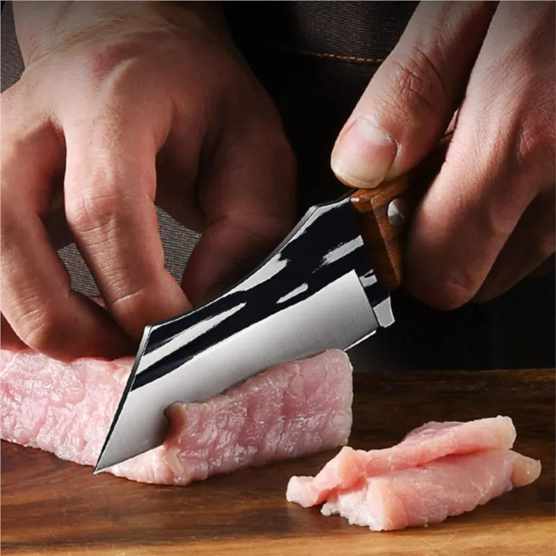 Hand-Forged Carbon Steel Boning & Multipurpose Kitchen Knife Kitchen Boning Knife Axl