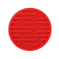 Round Silicone Coasters – Heat-Resistant Non-Slip Cup Mats Silicone Coasters Axl Red onesize