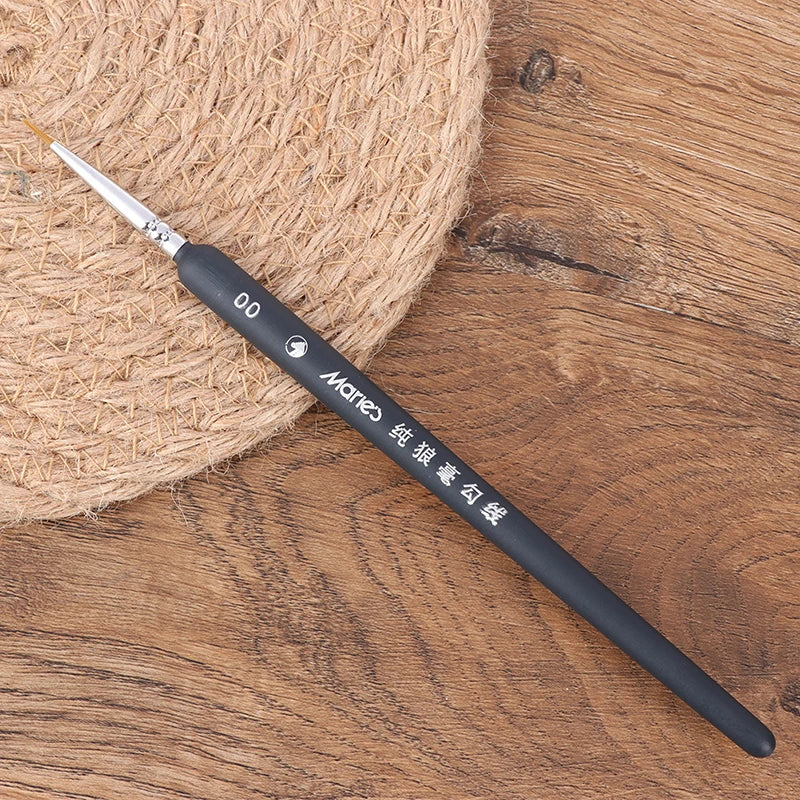 3-Piece Miniature Paint Brush Set – Sizes 0, 00, 000 Fine Detail Miniature Paint Brushes Axl