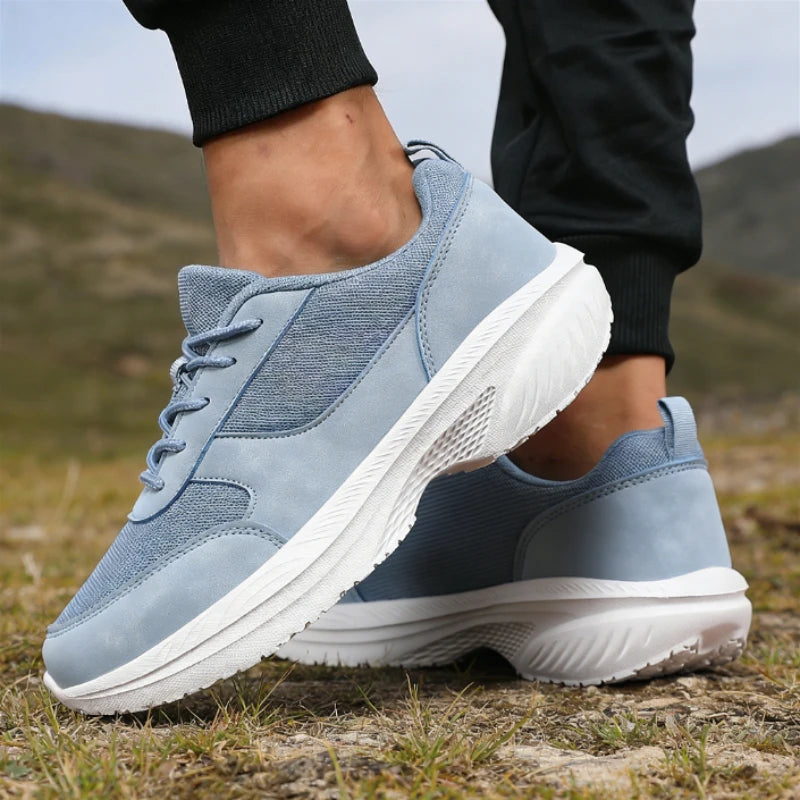 Wide Toe Men's Breathable Slip-On Running Sneakers Running Sneakers Axl