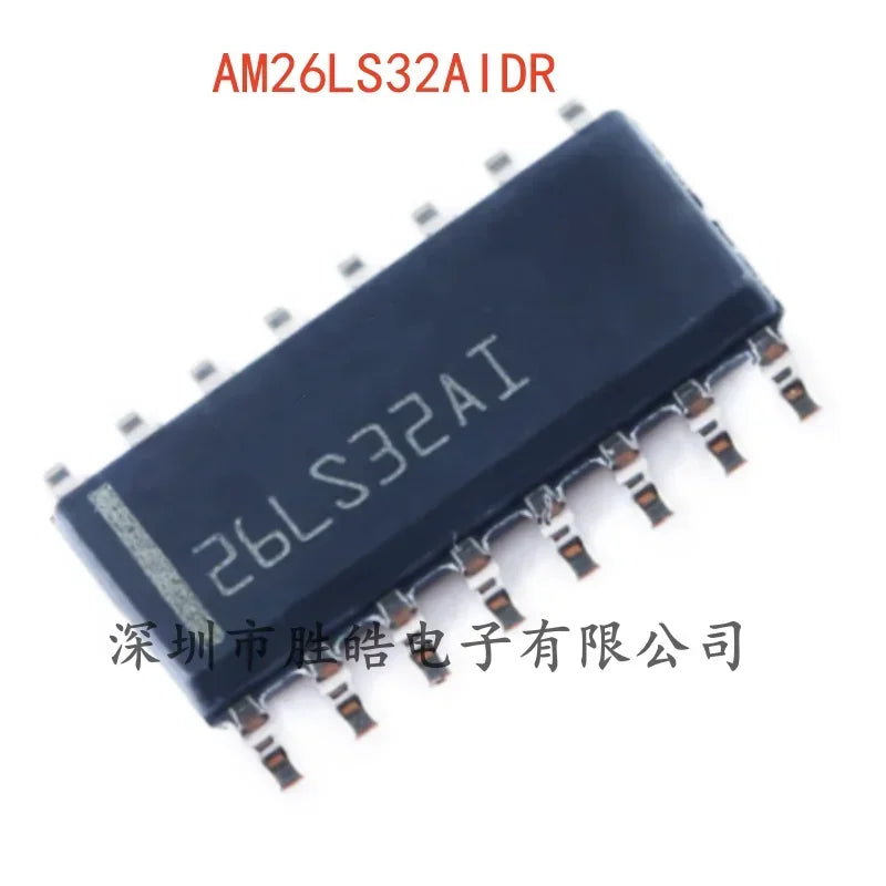 AM26LS32AIDR Quad Differential Line Receiver IC SOIC-16 – 10 PCS Integrated Circuit Axl Default Title