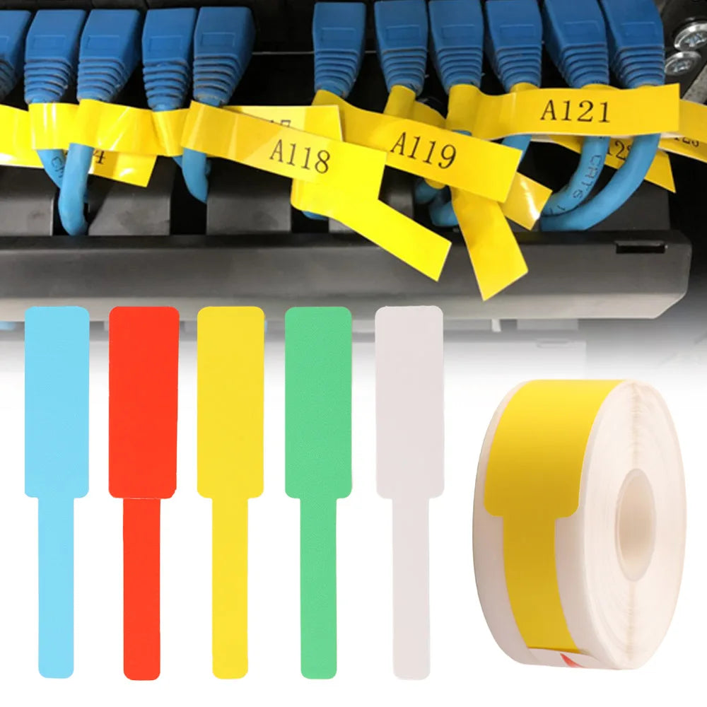 Thermal Paper Cable Label Stickers – Waterproof Wire ID Tags Cable Label Stickers Axl