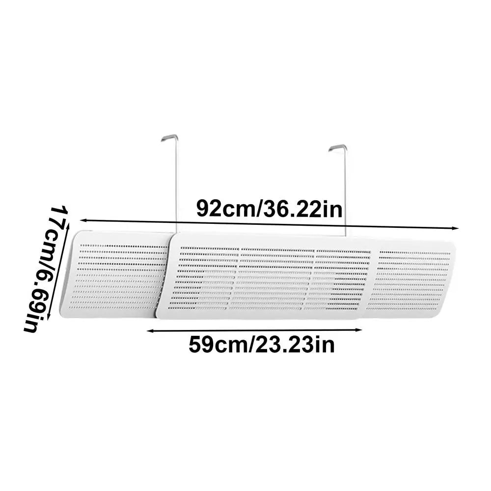 Wall-Mounted AC Air Deflector – Adjustable Airflow Baffle AC Air Deflector Axl 1pcs