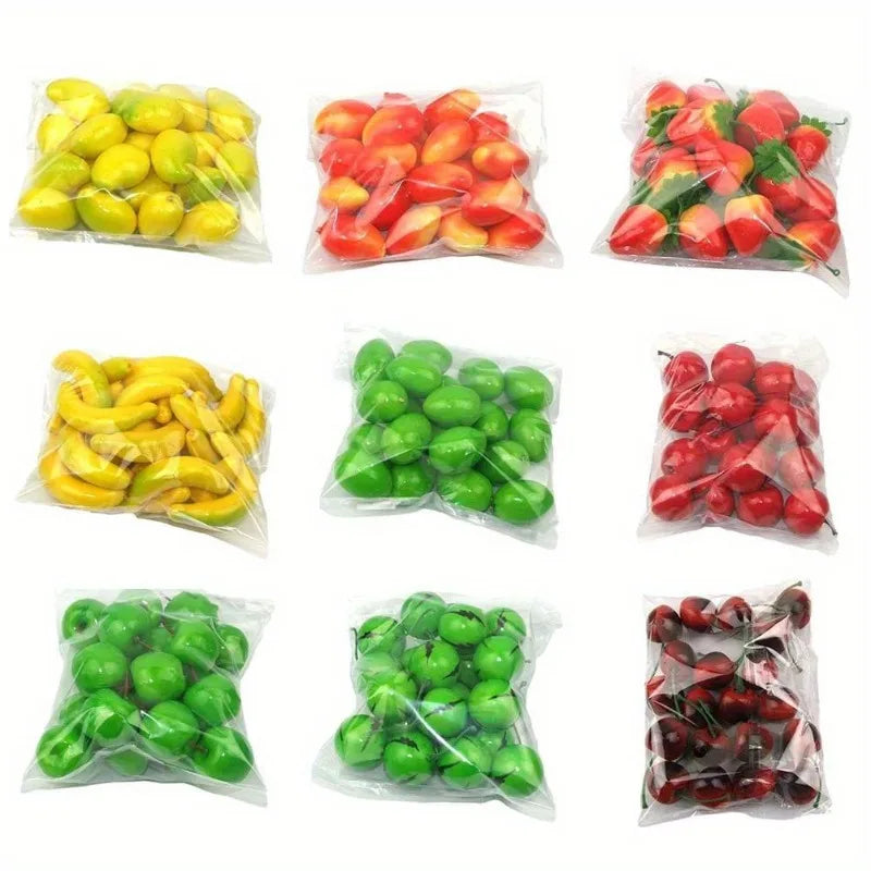 20-Piece Mini Artificial Banana Fruit Set – Fake Decor Props Artificial Fruit Decor Axl