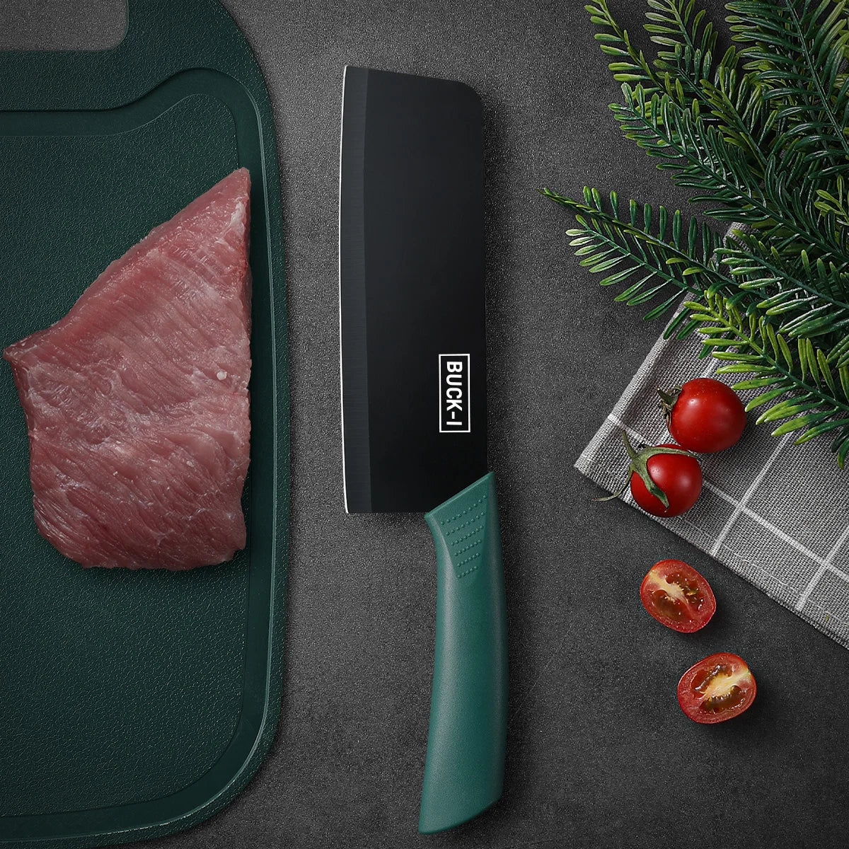 3-Piece Black Kitchen Knife Set – Chef, Vegetable & Fruit Kitchen Knife Set Axl