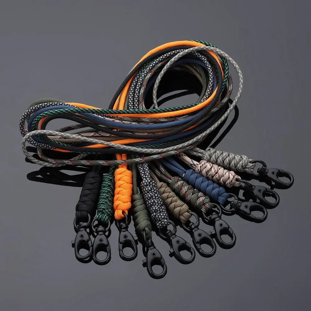 Paracord Keychain Lanyard – Triangle Buckle & Carabiner Clip Paracord Keychain Lanyard Axl