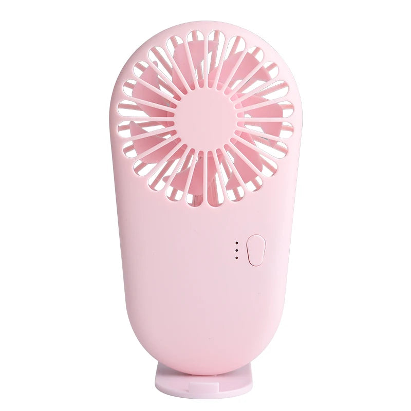 Portable Handheld Fan with Base & Hanging Rope | 3 Colors Portable Handheld Fan Axl pink