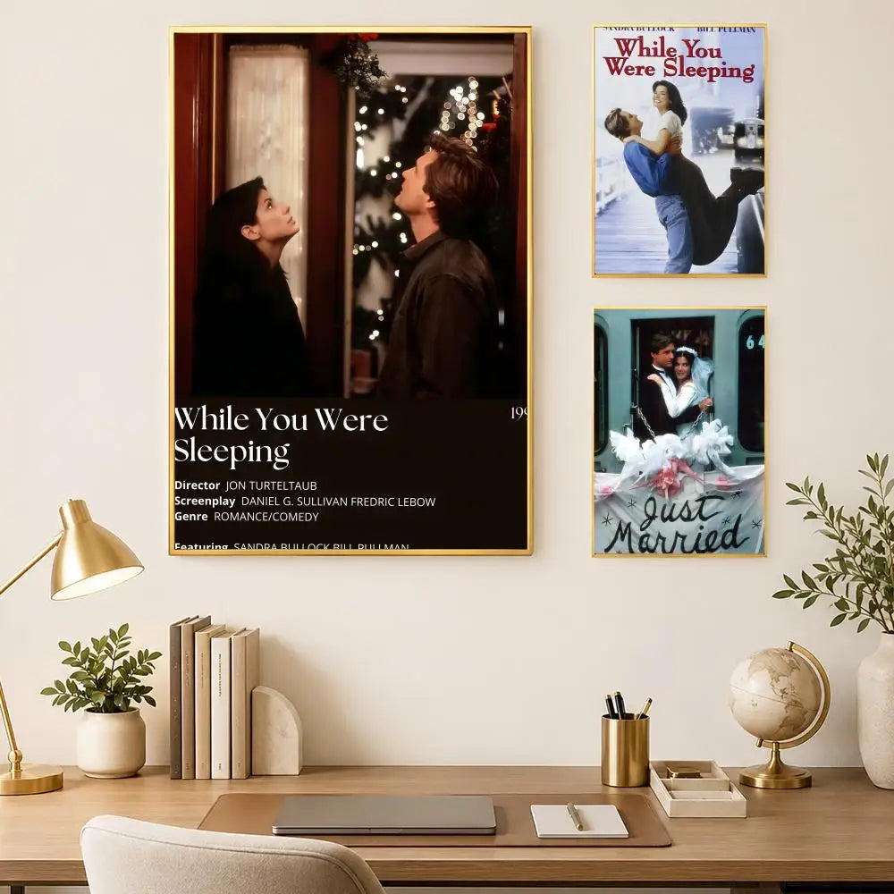 While You Were Sleeping Movie Poster – Self-Stick HD PVC Wall Art Movie Wall Poster Axl