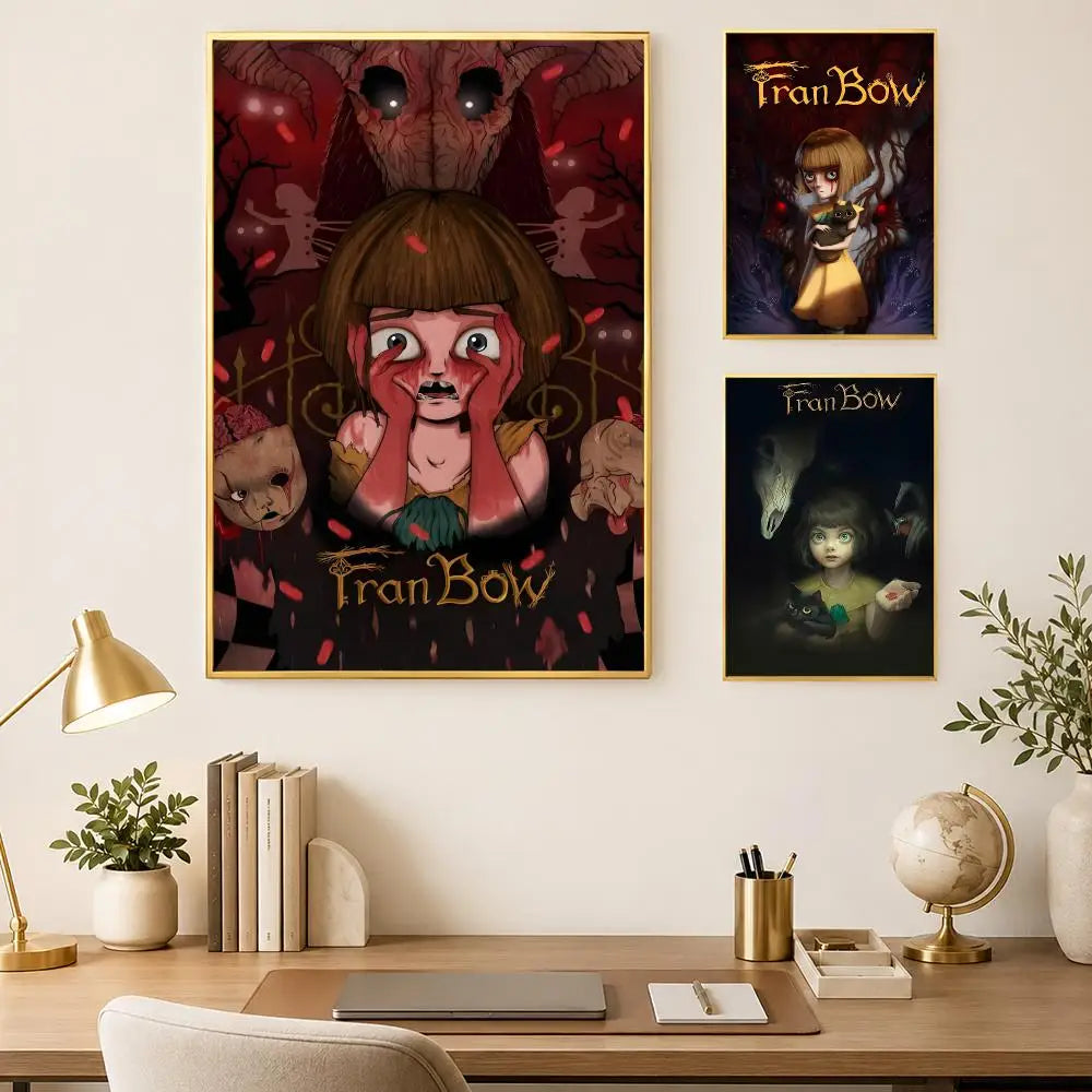 Fran Bow Self-Stick HD Wall Art Poster – Waterproof Decor Wall Art Poster Axl