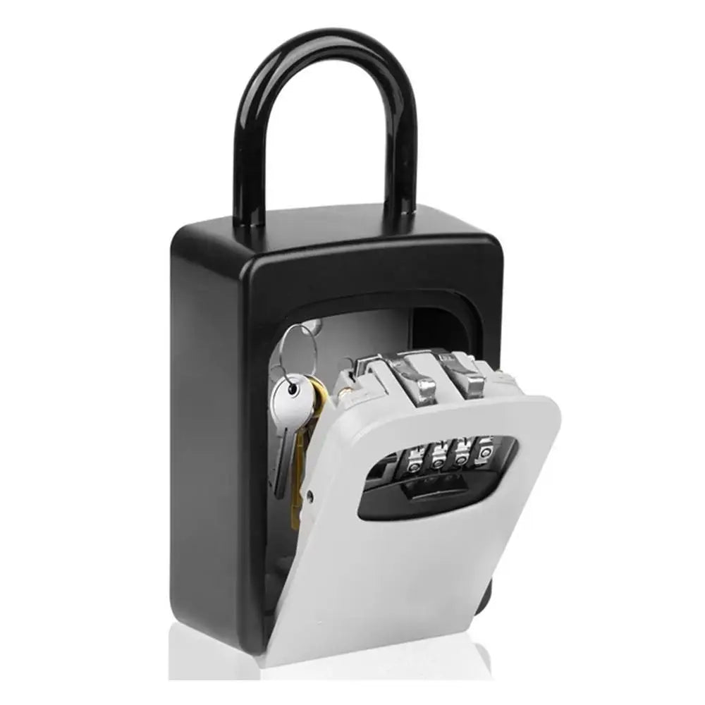 Wall Mounted Key Lock Box – 4-Digit Weatherproof Key Safe Key Lock Box Axl