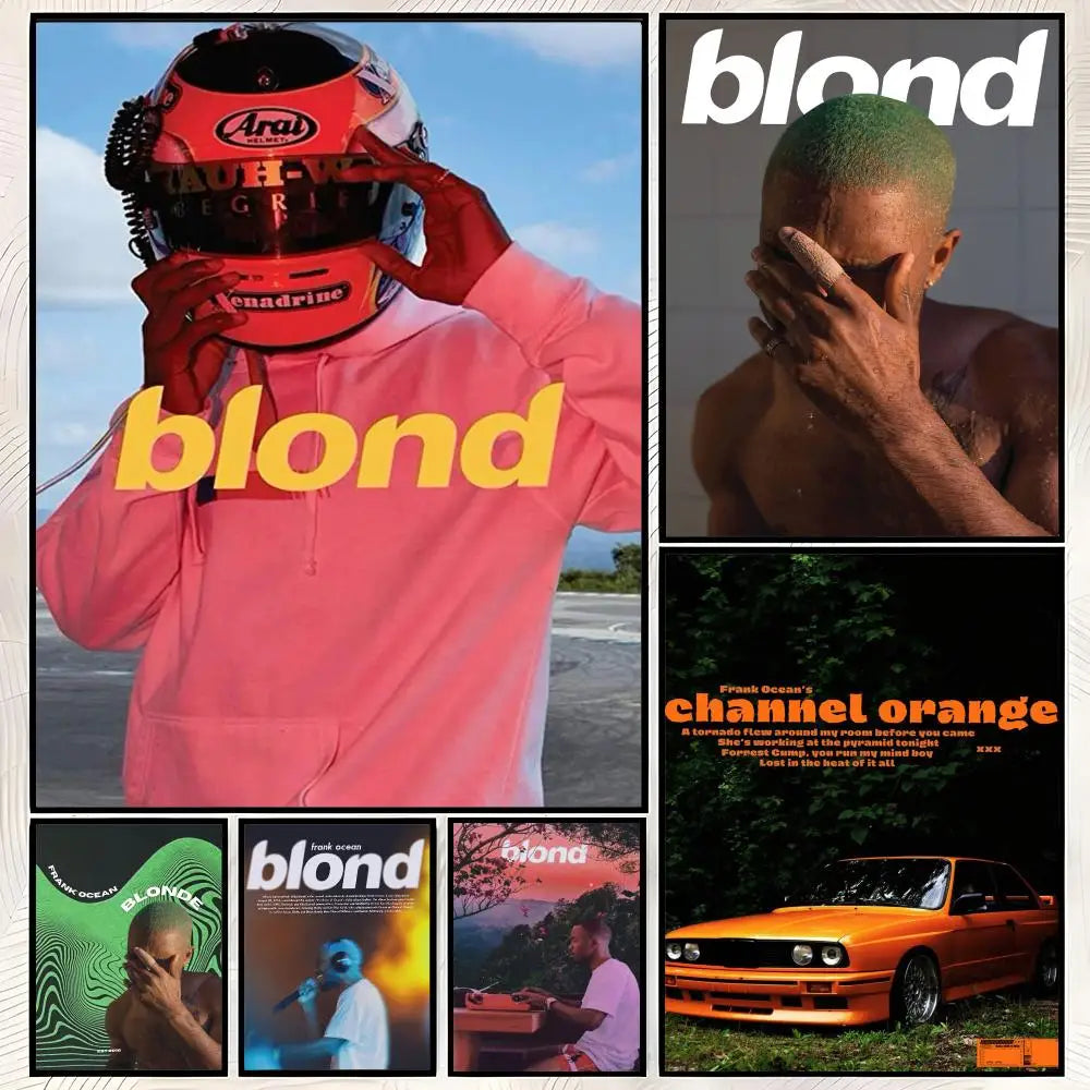 Frank Ocean HD Self-Stick Wall Art Poster – Waterproof Decor Wall Art Poster Axl
