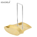 Stainless Steel Pot Lid Holder & Spoon Rest with Draining Tray Pot Lid Holder Axl Golden