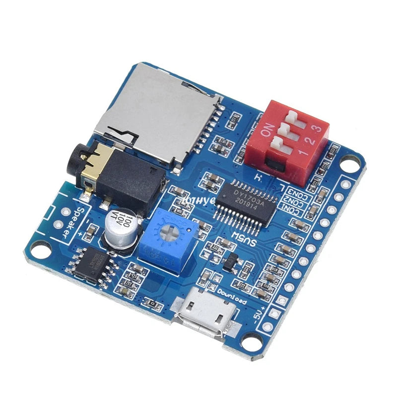 DY-SV5W 5W MP3 Voice Module – Serial Control for Arduino MP3 Playback Module Axl