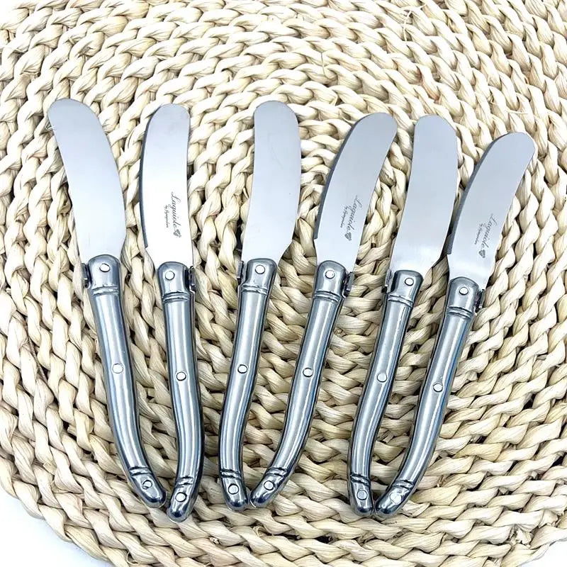 Laguiole Stainless Steel Butter Spreaders & Cheese Knives Set Butter Spreader Set Axl