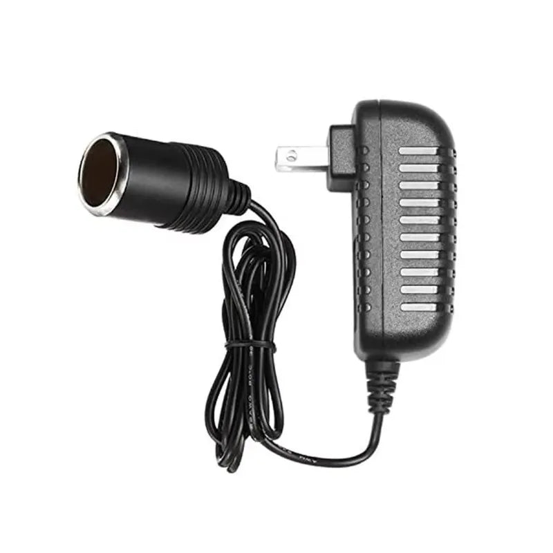 AC to DC 12V Car Cigarette Lighter Socket Power Adapter – US Plug Car Power Adapter Axl