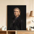 Charlize Theron HD Art Poster | Waterproof Sticky Wall Decor Wall Art Poster Axl White16 50X70cmNoframe