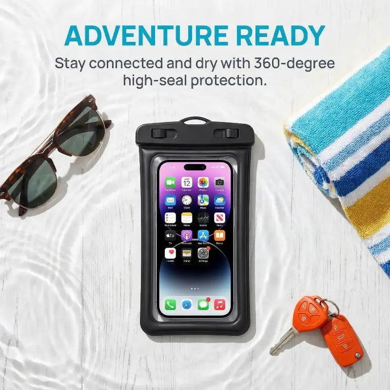 Universal Waterproof Phone Pouch – Touch Screen Dry Bag Waterproof Phone Pouch Axl