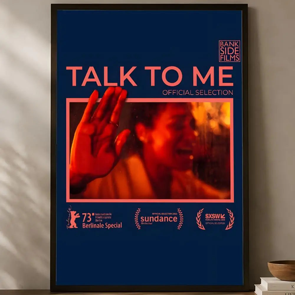 Talk to Me Movie Poster – Self-Stick HD PVC Wall Art Wall Art Poster Axl White13 60X90cmNoframe