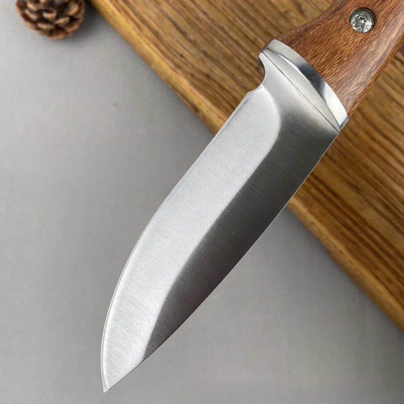 Handmade Forged Boning Knife – Stainless Steel & Rosewood Handle Boning Knife Axl