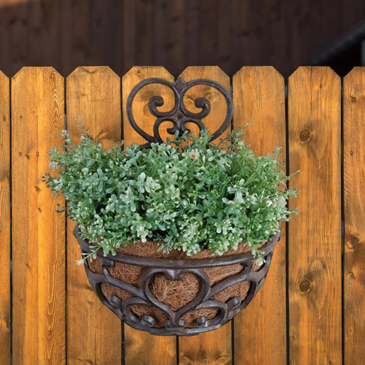 Coco Coir Round Hanging Basket Liner – Natural Coconut Fiber Hanging Basket Liner Axl