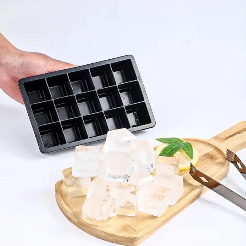 15-Grid Food Grade Silicone Ice Cube Tray – Easy Release Silicone Ice Tray Axl
