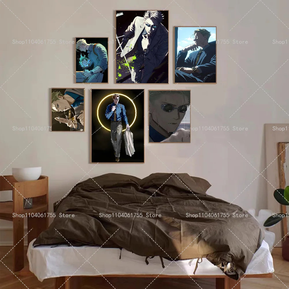Jujutsu Kaisen Nanami Anime Poster – Waterproof Wall Sticker Art Anime Wall Poster Axl