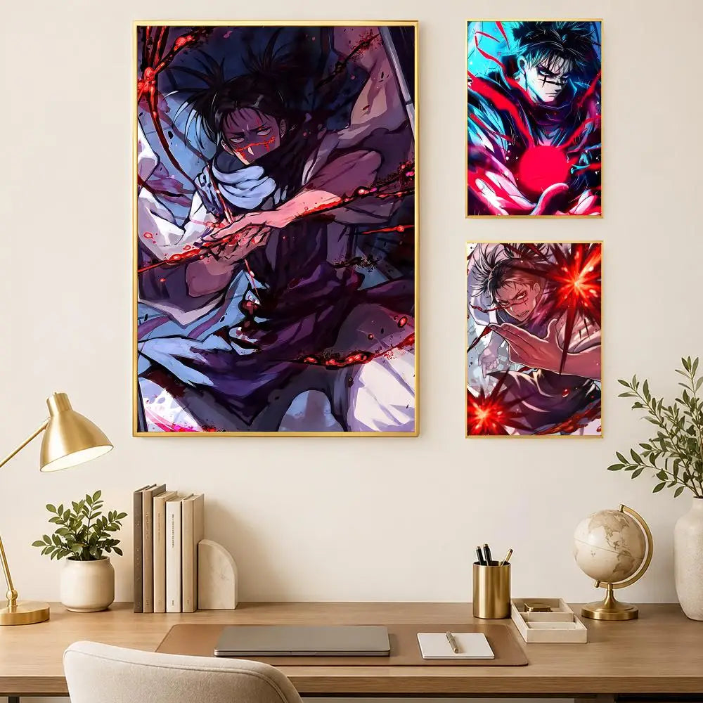 Anime Choso Self-Stick HD Wall Poster – Waterproof PVC Decor Anime Wall Poster Axl