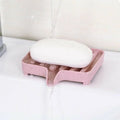 Self-Draining Silicone Soap Dish – Portable Bar Soap Holder Soap Dish Axl Pink