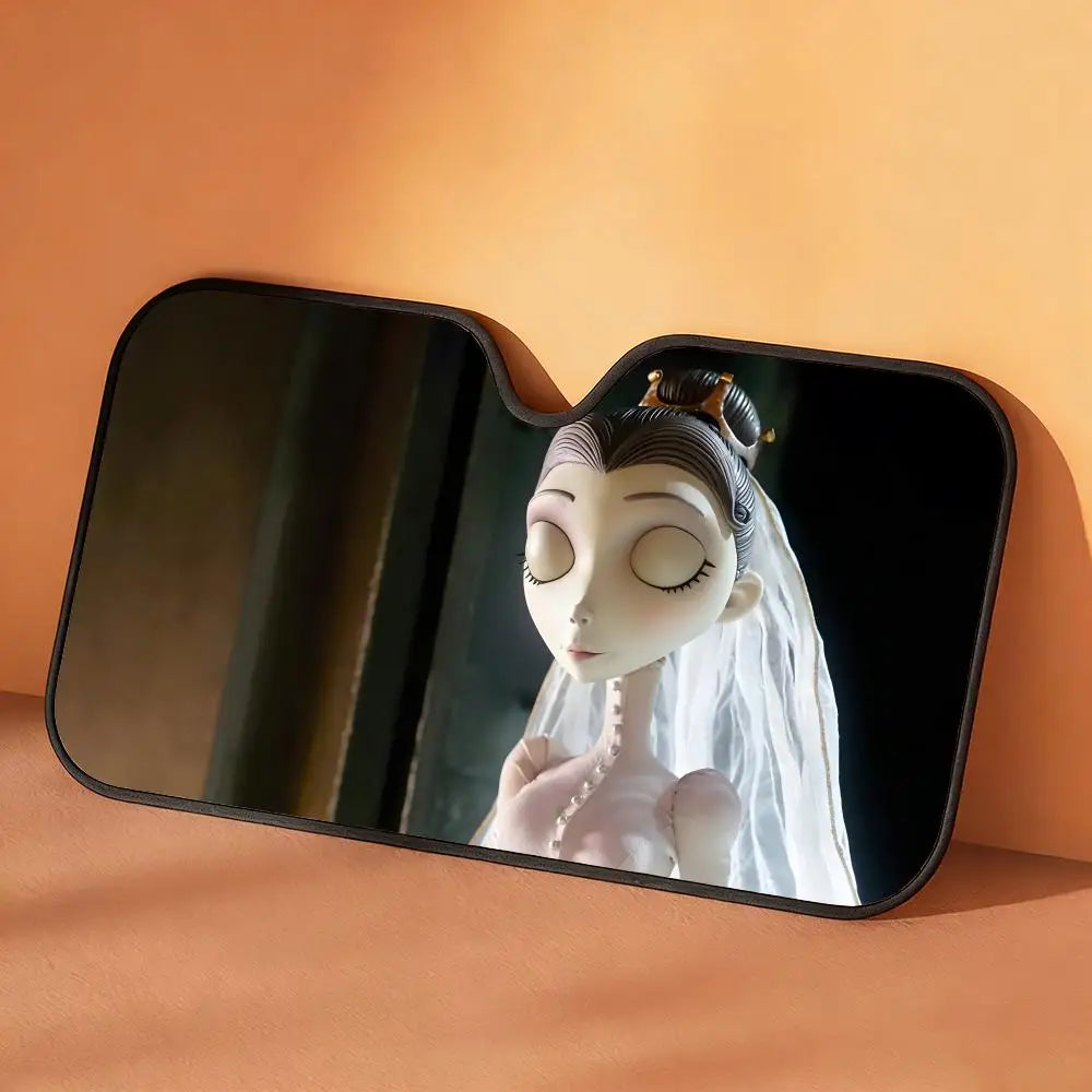 Corpse Bride Car Windshield Sunshade | UV & Heat Protection Windshield Sun Shade Axl 145X79CM 4