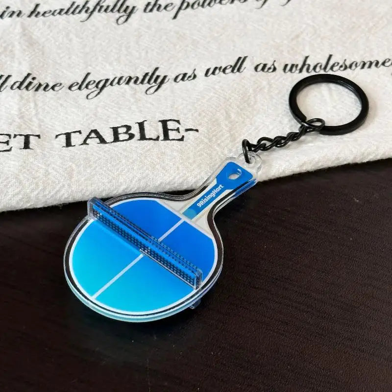 Mini 3D Ping Pong Table Keychain – Acrylic Sports Keyring Gift Sports Novelty Keychain Axl A15