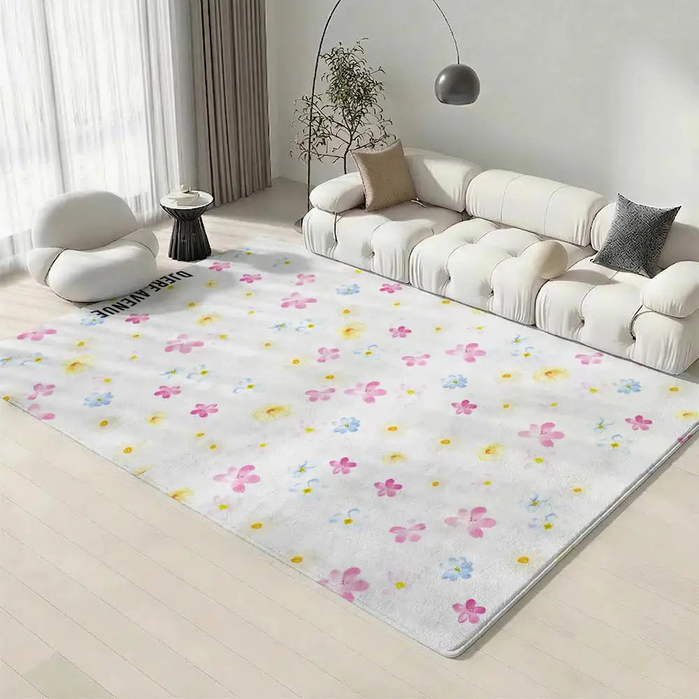 Soft Flannel Floor Mat – Non-Slip Indoor Doormat & Area Rug Indoor Floor Rug Axl