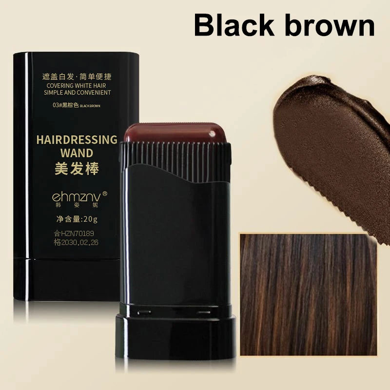 Hair Color Dye Stick – Instant Gray & Hairline Coverage Hair Dye Stick Axl Brown Black