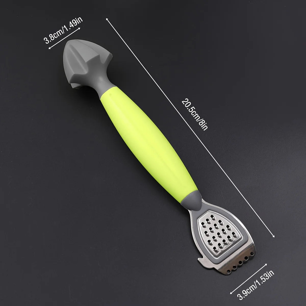 Lemon Zester & Juicer with Built-In Grater | Stainless Steel Citrus Zester Juicer Axl 1pc