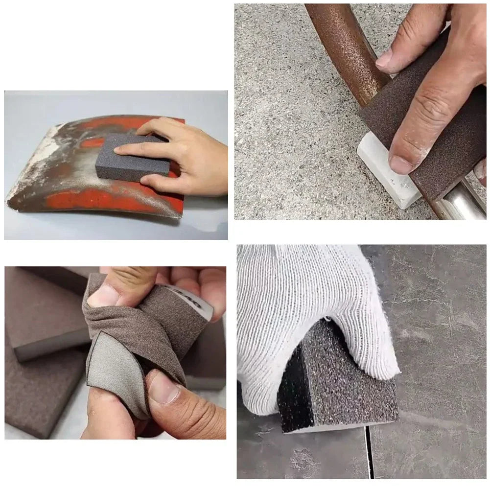 Sponge Sanding Block Grit 36–220 | Wet & Dry Abrasive Pad Sanding Sponge Block Axl