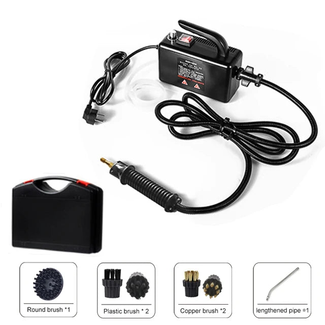 BALASHOV 2600W Steam Cleaner – Kitchen, Car & Home Steam Cleaner Axl Hardcover Black 220 V