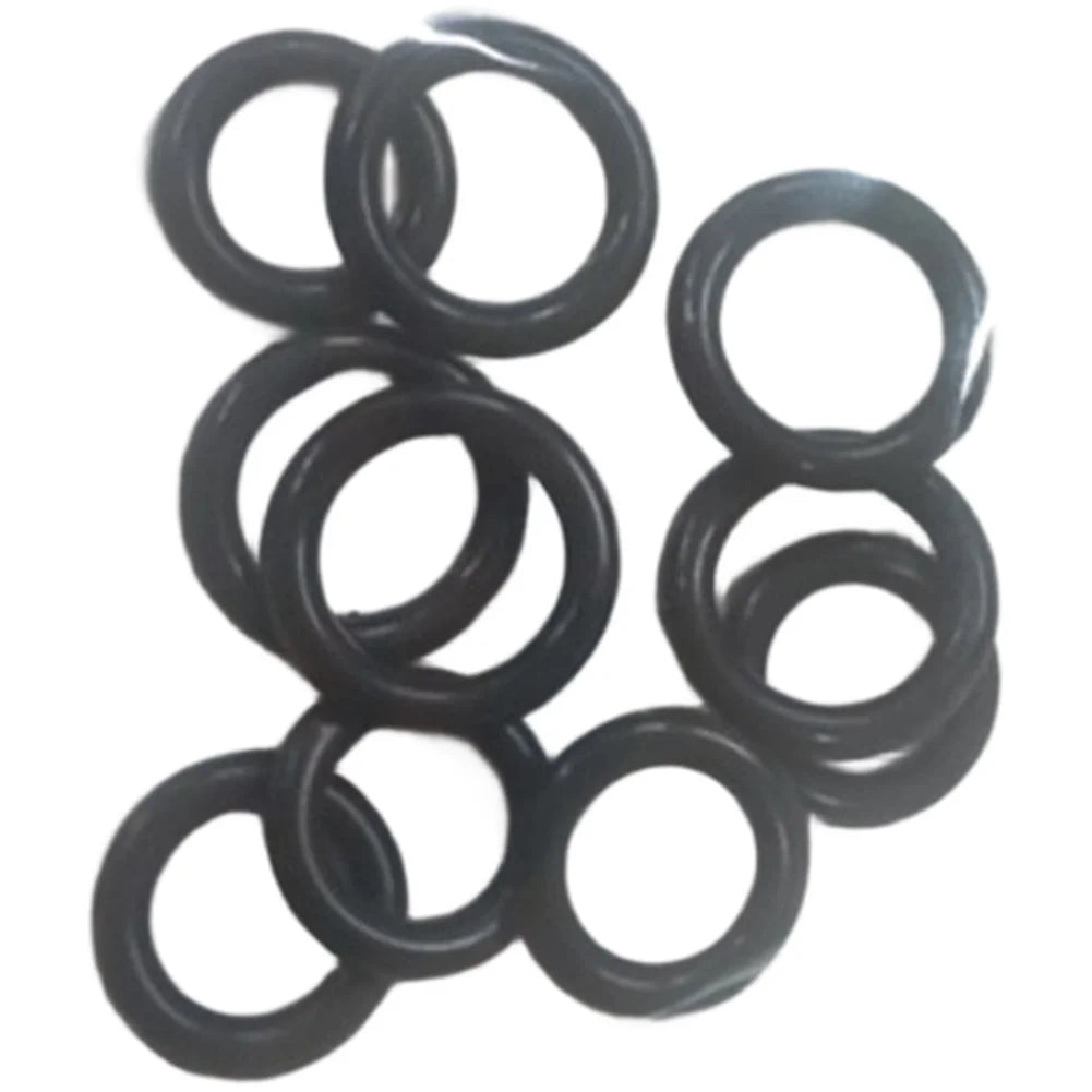 10-Pack Black FKM Rubber O-Rings – High-Temp Sealing Gaskets Sealing O-Ring Kit Axl