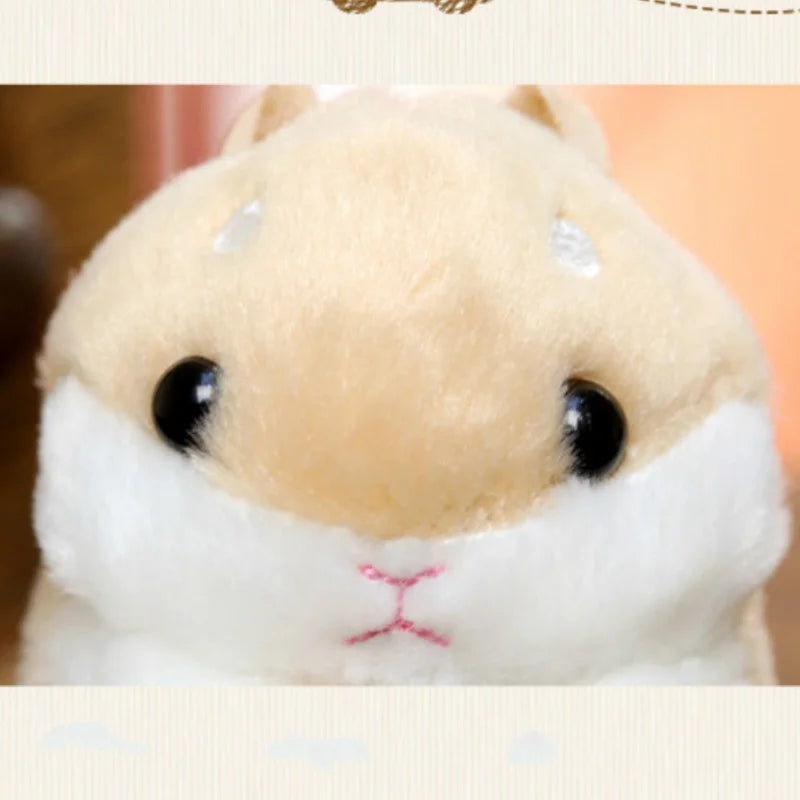 Kawaii Hamster Keychain – Fluffy Faux Fur Pompom Bag Charm Novelty Keychain Axl