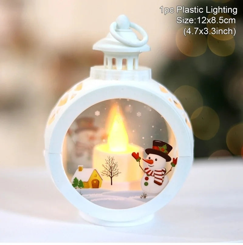 Christmas Round Wind Light – Festive Home Decor Ornament Christmas Decoration Axl