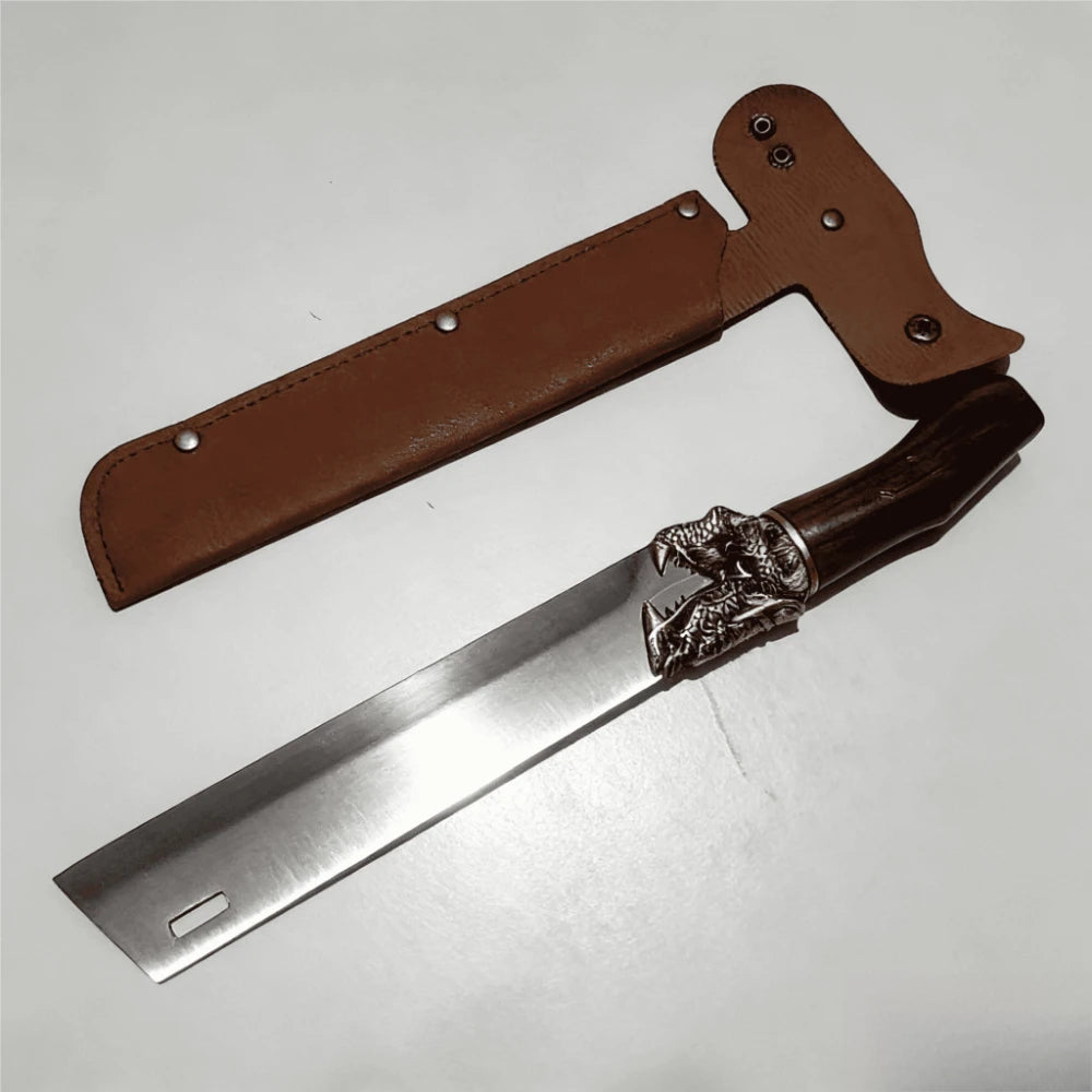 PLYS Dragon Head Stainless Steel Fruit Knife – Extended Handle Kitchen Fruit Knife Axl