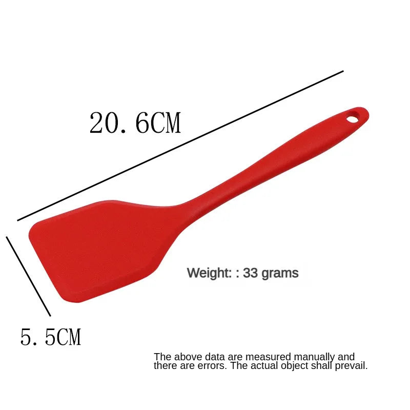 Silicone Non-Stick Slotted Spatula – Kitchen Cooking Turner Silicone Spatula Axl
