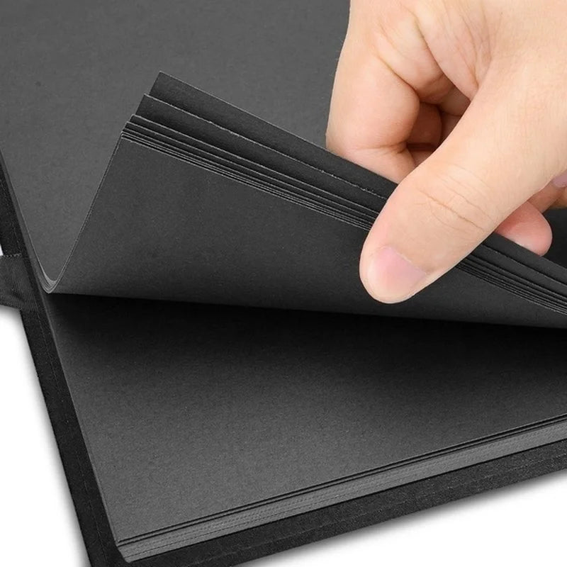 DIY Scrapbook Photo Album – 30-Page Black Card Memory Book Scrapbook Photo Album Axl