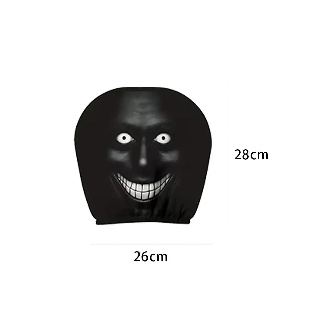 2-Pack Horror Car Headrest Covers | Universal Sedan SUV Truck Fit Car Headrest Cover Axl