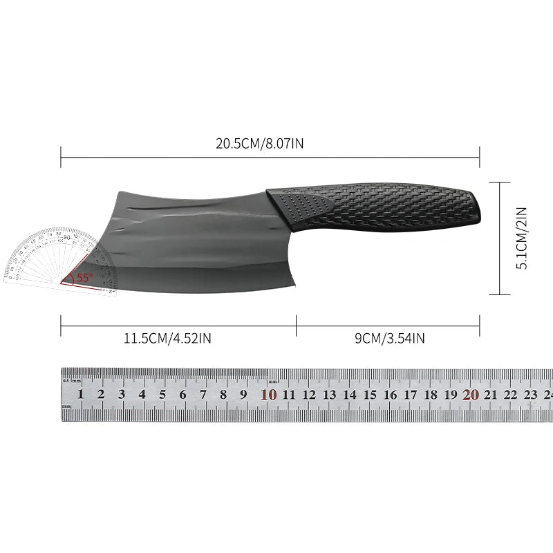 SHENJIU Forged Stainless Steel Kitchen Knife – Multi-Use Kitchen Knife Axl 1pcs C